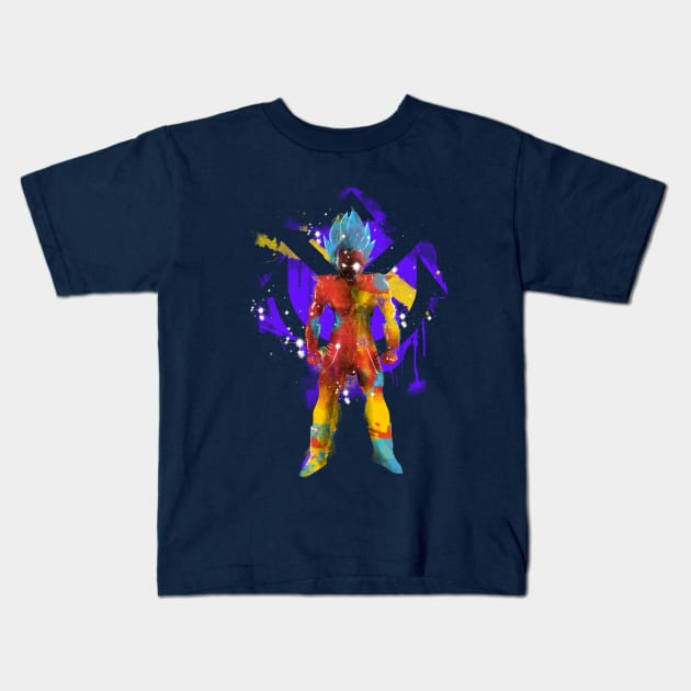 super sayan splash Kids T-Shirt by kharmazero